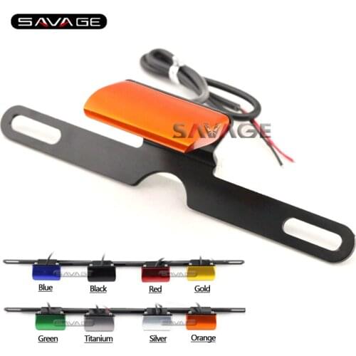 Universal License Plate LED Light For RC 125 200 390 DUKE/ 690 DUKE SMC SMC-R LC4/ 990 ADV SMT Motorcycle Accessories