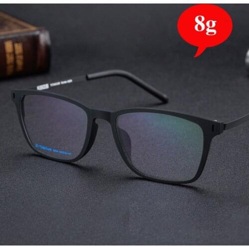 Vazrobe Titanium Eyeglasses Frames Men Women 8g Ultra-light Glasses Male Flexible Spectacles for Prescription Optic Lens unisex