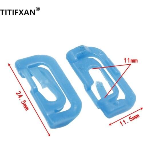 10PCS Car front windshield sealing Strip Staples clip for MITSUBISHI V31 V32 V33 LEOPAARD plastic fastener