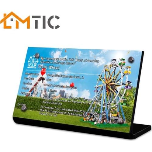 Acrylic display stand brand suitable for model 10247 creative Ferris wheel toy building blocks