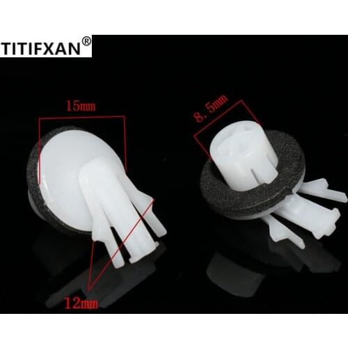 15PCS Car Door Trim Strip Anti-Friction Strip Sparring Plastic Fasteners Clips For Infiniti QX50/QX60/QX70/QX80/ESQ Rivet