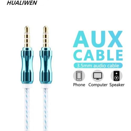 3.5mm Jack Audio Cable Jack 3.5 mm Male to Male Audio Aux Cable For Car Headphone Speaker Cable