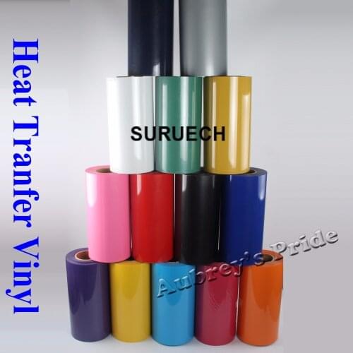 Free Shipping 1Pc 30cmx100cm (12"x40") PVC Heat Transfer Vinyl Heat Press Machine Cutting Plotter Cutter T-shirt DIY Foil Film