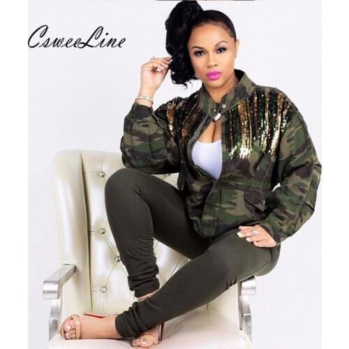 CsweeLine Women's Bomber Jackets