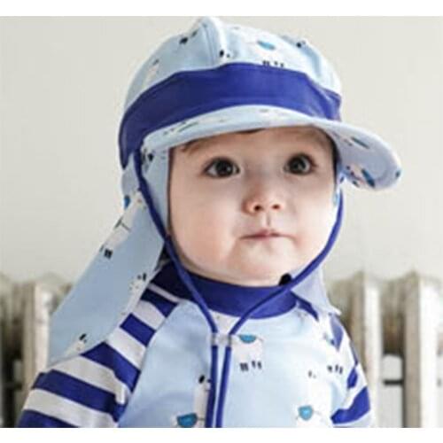 Baby Swimming Caps New Fashion Swim Sun Hats Cute Animal Pattern Beach Caps Kids Swimming Hats for Boys Girls 1-6 years