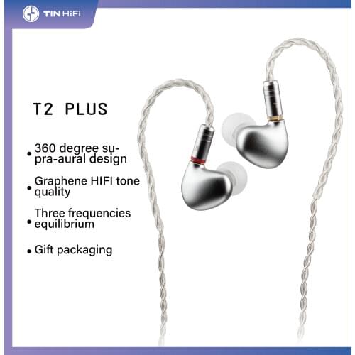 TINHiFi T2 Plus Dynamic Drive HIFI in-Ear Monitor Audiophile Replaceable cable TIN T5 T4 T3 T2 T1 PRO P1 P2 Official Store