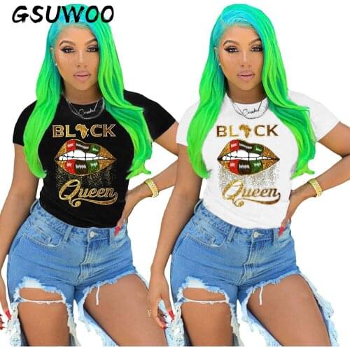 Женские базовые футболки GSUWOO China At AliExpress