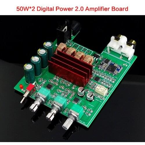 KYYSLB 50W*2 Digital Power 2.0 Amplifier Board DC12-24V TPA3116D2 Bluetooth 5.0 APTX HD NE5532 Fever Operational Amplifier