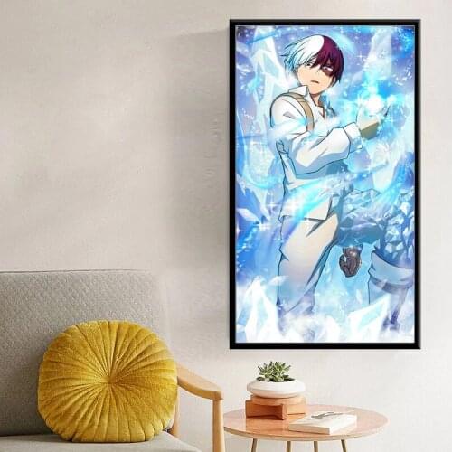 My Hero Academia Anime Art Prints Japanese Anime Wall Decoration Poster Art Prints 50 x 70 cm,No Frame