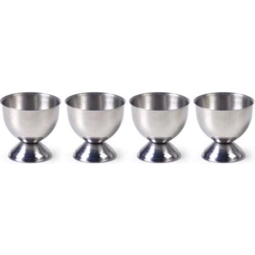 Soft Boiled Egg Cups Egg Holder Tabletop Cup Stand Stainless Steel Kitchen Breakfast Cooking Tool