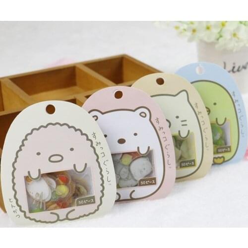 Cartoon Kawaii Pvc Stickers 50 Pcs/lot(1 Bag) Lovely Cat Scrapbooking DIY Diary Album Sticker Diary Decoration Stickers