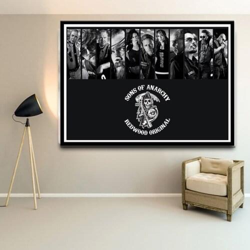 New Sons of Anarchy Posters Movie Prints Clear Image Home Decoration