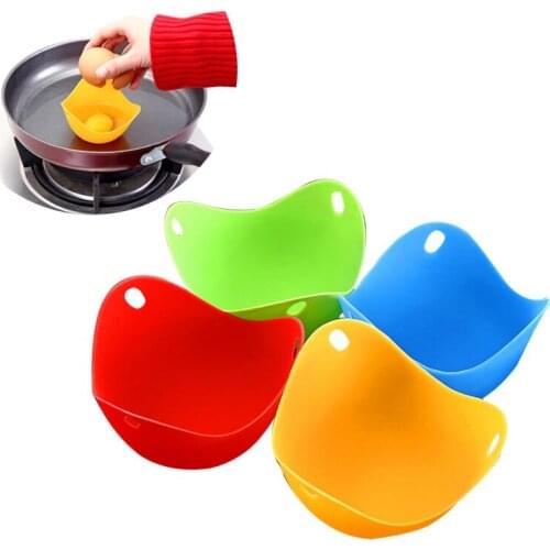 1Pcs Silicone Egg Cooker Pancake Cookware Bakeware Steam Eggs Plate Tray Healthy Egg Pancake Poachers Kitchen Tools