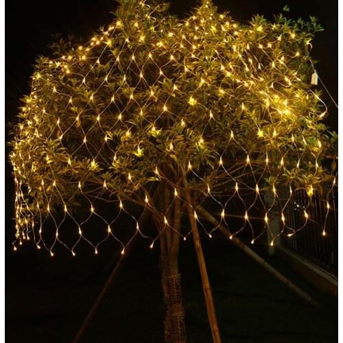 3x2M 6x4M LED Net Mesh Fairy String Light Garland Window Curtain Christmas Fairy Light Wedding Party Holiday Light