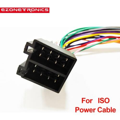 Only Suitable EZONETRONICS 2din Car Radio player Power Cable Harness ISO Touch glass TFT Display for Toyota Nissan Model note