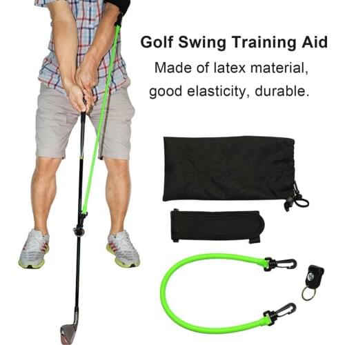 Golf Swing Release Trainer Mens And Womens Swing Strength Elastic Training Rope Golf Teaching Practice Device