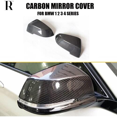 Carbon Fiber Rear View Mirror Cover for BMW F20 F21 1 Series F22 F23 2 Series F30 3 Series F32 F33 F36 4 Series E84 X1 12 - 17