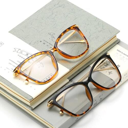 Fashion Spetacles Transparent Frame Womens Glasses Brand Designer Cats Eye Glasses Clear Lens Classic Eyeglasses Frames