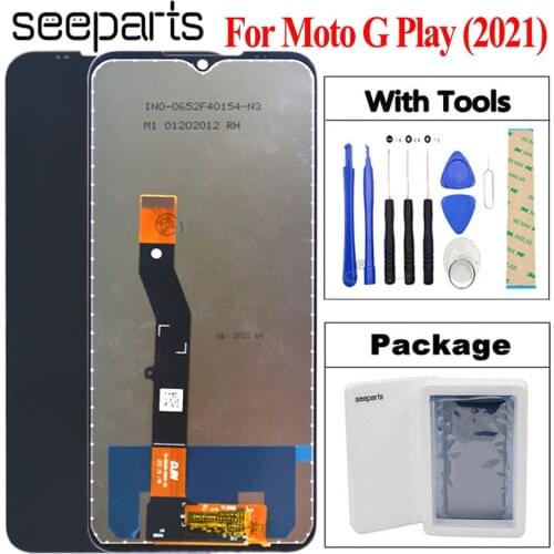 New For Motorola Moto G Play 2021 LCD Display Touch Screen Digitizer Assembly Replacement Screen For Moto G Play Display Screen