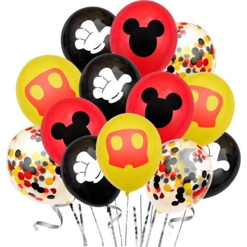 10/20Pcs 12inch Cartoon Mouse Latex Balloons Wedding Birthday Party Decoration kids Inflatable Balloon Baby Shower Air Globos