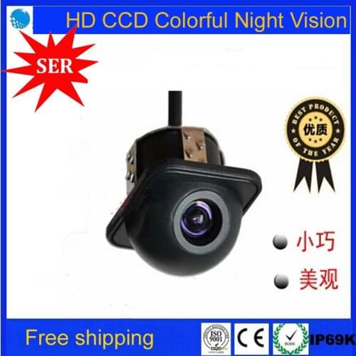 100% Free shipping CCD Car Rear camera rear view camera HD CCD Universal car camera Backup parking reversing for all kinds cars