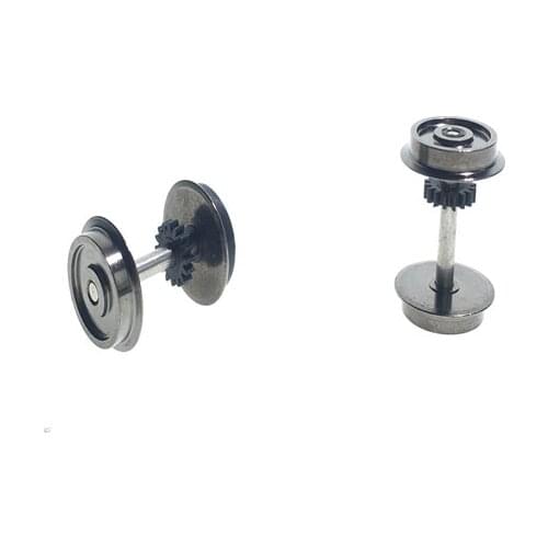 12pcs/lot Architecture Ho Train Layout Model Wheel In Metal Train Building