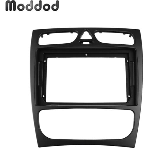 9 INCH Radio Fascia for BENZ C CLASS C-Klasse W203 W209 2002-2004 Stereo DVD player Dash Installation Trim Kit Face Frame Bezel