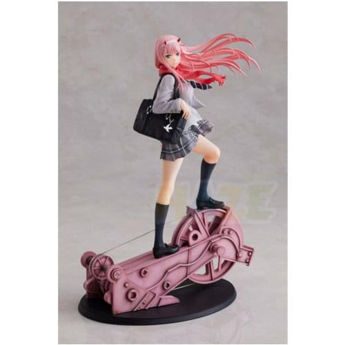 Anime DARLING in the FRANXX 02 Zero Two Uniform Version Figure Statue Toy Collection In Box 11"