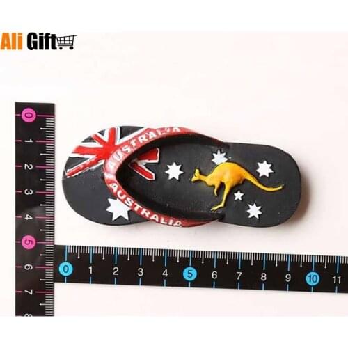 Australia New Zealand 1Pcs Hot Sale New Slipper shaped Magnetic Fridge Magnets Refrigerator Sticker Accessories Magnetic