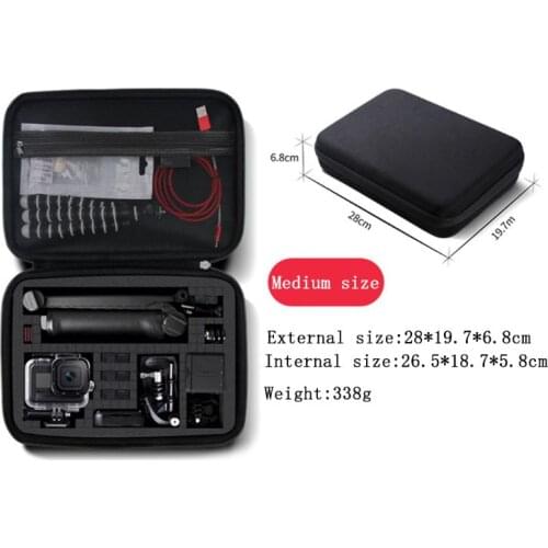 Large Capacity Hard Carrying Case Portable Storage Bag for GO-PRO 360 R Action Camera Suitcase