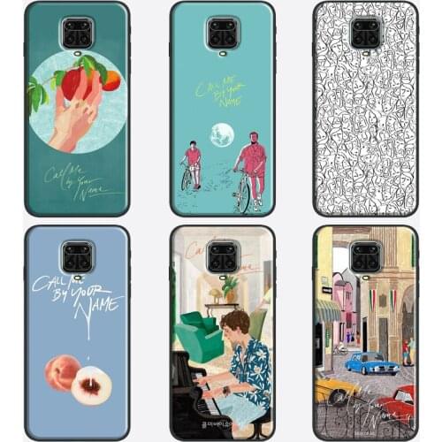 Call Me by Your Name illustration Phone Case For Xiaomi Redmi Note 10 Pro Note 9 Pro Note 8 Pro K40 8T 9S 9A 9C 9T Cover