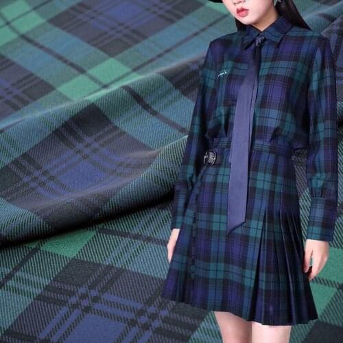 Imported Dark Green Plaid Pure Linen Fabric For Dress Shirt Tissus Au MÈTre Telas Por Metro Ткань Для Шитья Sewing Dresses Tela