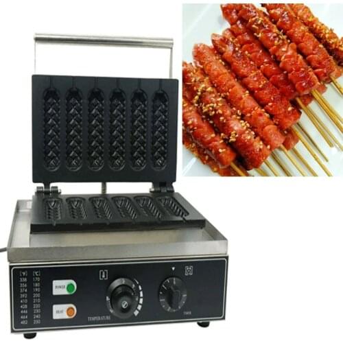 Sausage Machine Commercial Stick Machine Crispy Machine Roasted Hot Dog Stick Machine Milk Tea Dessert Shop Snack Equipment 110V