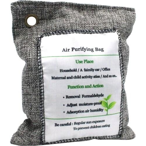 2020 Air Purifying Bag Charcoal Bag Odor Eliminator Fragrance Free Odor Absorber Captures and Eliminates Odors 200g