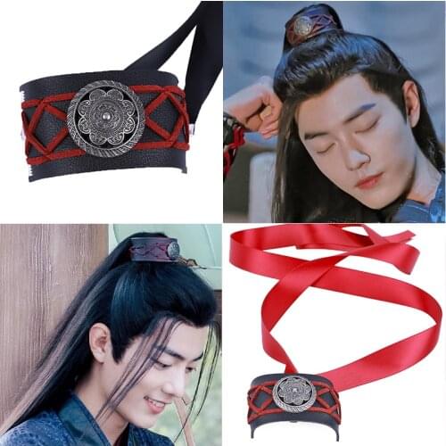 Swordsman Warrior Crown Hair Headband Vintage Crown Hair Dressing For Men Hanfu Cosplay Accessories