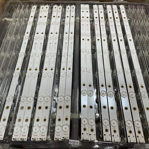 New 14pcs LED backlight strip for 55PUS6581 55PUS6561 55PUS6101 55PFF5701 55PUS6501 LB55072 55PUH6101 55PUS6401 01N31 01N32-A