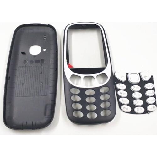 New Full Housing For Nokia 3310 Face Frame Battery Cover Case With English Keyboard