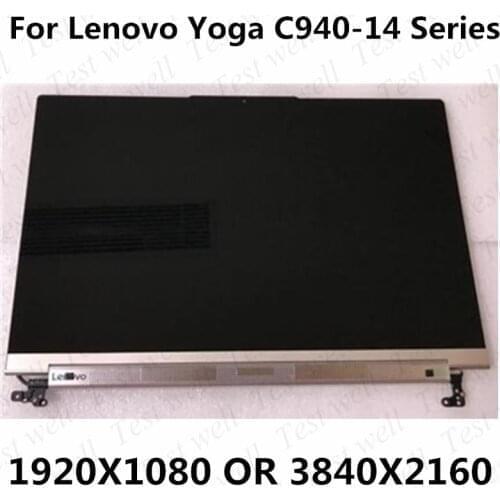 Original 14" Inches LP140WF9 SPE2 NV140QUM N54 IPS LCD Screen Touch Digitizer Full Assembly For Lenovo Yoga c940-14IIL 81Q9