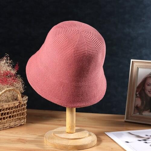 2021 New women Bucket Hat autumn Winter fashion Velvet Hats for Lady Thicken Bob Panama Visors Foldable Outdoor Fisherman Hat