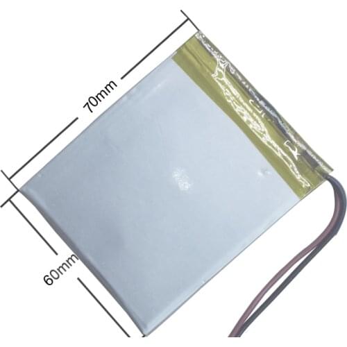 Polymer Lithium Battery 356070 3.7V 3000MAH Mobile Power Tablet PC GPS Navigation