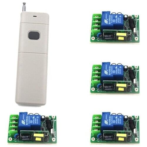 Portable 85V-250V Single 1 Channel 30A Wireless Relay Remote Control Switch Smart Remote Controls 1000M Wholesale SKU: 5289