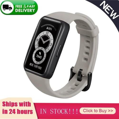 New Strap For Huawei Sports Bracelet 6 Silicone Strap Monochrome Bracelet For Huawei Band 6 Replacement Smart Wristband Bracelet