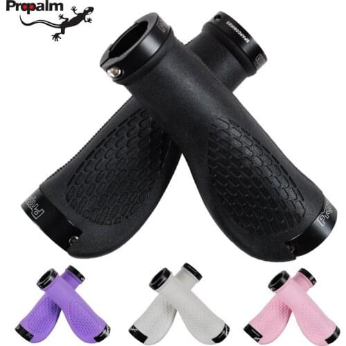 Propalm HY-1020EP Cycling Handlebar Grips Anti-Skid TPR Rubber Lockable Mountain Road Bike Handle Grip Bike Accessories