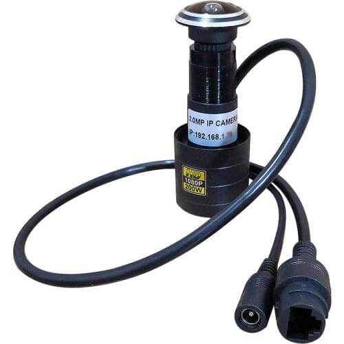 H.265 Wide Angle View 1080P FishEye Peephole Door IP Camera Door Eye hole Onvif IP Network Camera