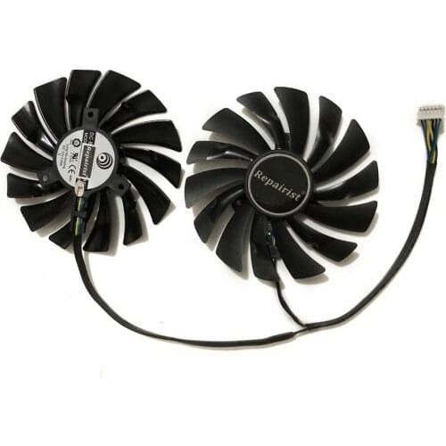 2pcs/set Graohics Card Cooler Fan For MSI GTX980 970 gtx970 GAMING Video VGA Cards Cooling As Replacement