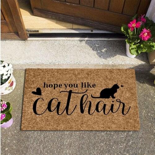 Animal Printed Entrance Doormats Kitchen Carpet Absorbent Anti-Slip Bathroom Rugs Welcome Floor Mat Indoor Outdoor Foot Pad