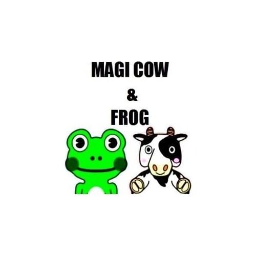 Magi Cow and Frog Magic Tricks Quick Change Card Magia Stage Illusions Gimmick Props Comedy Mentalism