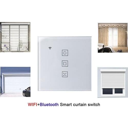 Wifi Smart Swich Tuya US/EU Bluetooth Remote Touch Voice Control Electric Curtain Switch Smart Life Work With Alexa Google Home