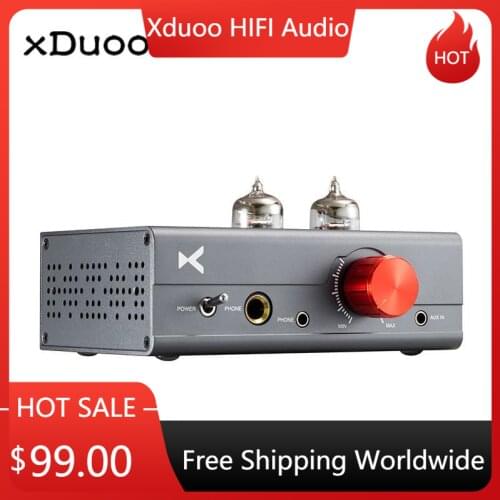XDUOO MT-602 MT602 Tube Amplifier Double Headphone Amplifier 6J1 MT602 High Performance Tube+ Class A