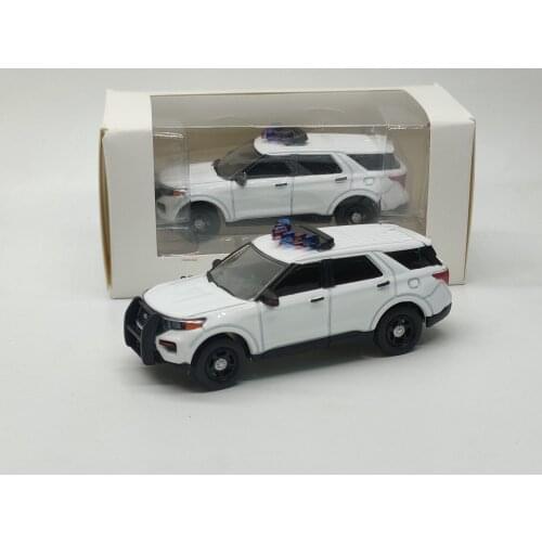 1:64 GREENLIGHT 2020 Ford Police Interceptor UTILITY limited model car toys Collection diecast simulation